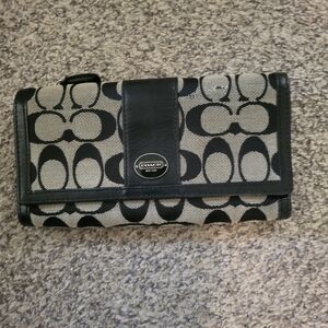 Black Coach wallet